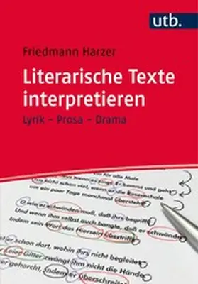 Harzer |  Literarische Texte interpretieren | eBook | Sack Fachmedien