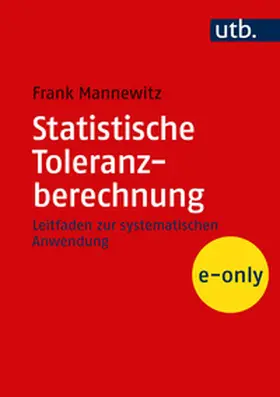 Mannewitz |  Statistische Toleranzberechnung | eBook | Sack Fachmedien