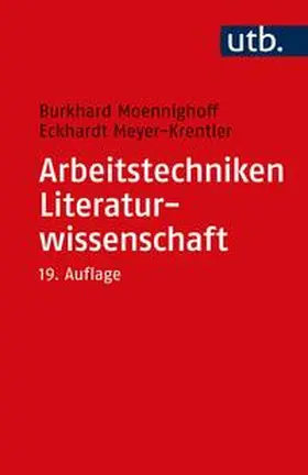 Moennighoff / Meyer-Krentler | Arbeitstechniken Literaturwissenschaft | E-Book | sack.de