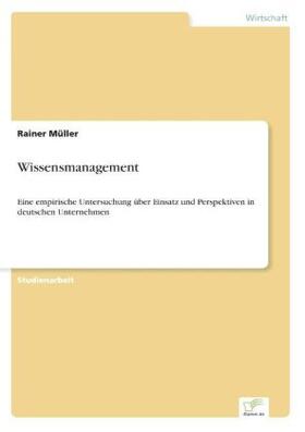 Müller |  Wissensmanagement | Buch |  Sack Fachmedien