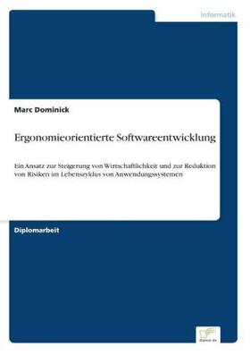 Dominick |  Ergonomieorientierte Softwareentwicklung | Buch |  Sack Fachmedien