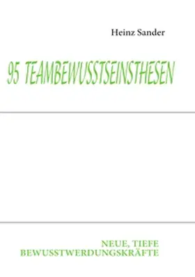 Sander |  95  TEAMBEWUSSTSEINSTHESEN | Buch |  Sack Fachmedien
