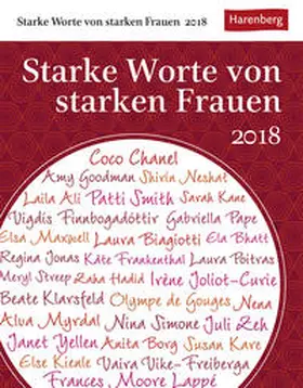 Anders |  Starke Worte von starken Frauen - Kalender 2018 | Sonstiges |  Sack Fachmedien