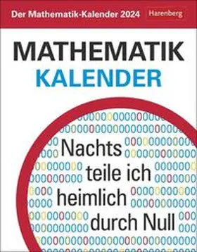 Delbrück / Heinisch |  Der Mathematik-Kalender Tagesabreißkalender 2024. Knifflige Rätsel und spannende Anekdoten aus der Geschichte der Mathematik in einem Abreißkalender. Tischkalender für Mathefans. Auch zum Aufhängen | Sonstiges |  Sack Fachmedien