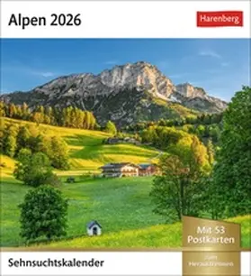 Alpen Sehnsuchtskalender 2026 - Wochenkalender mit 53 Postkarten | Sonstiges | 978-3-8400-3556-2 | www2.sack.de