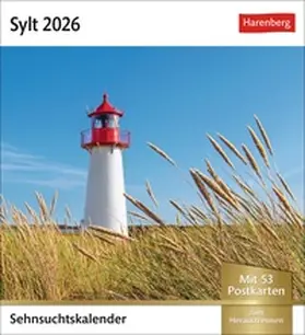  Sylt Sehnsuchtskalender 2026 - Wochenkalender mit 53 Postkarten | Sonstiges |  Sack Fachmedien