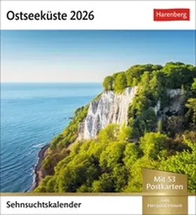 Harenberg |  Ostseeküste Sehnsuchtskalender 2026 - Wochenkalender mit 53 Postkarten | Sonstiges |  Sack Fachmedien