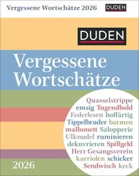Goth |  Duden Vergessene Wortschätze Tagesabreißkalender 2026 | Sonstiges |  Sack Fachmedien