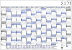 Wandplaner Neutral Kalender 2021 | Sonstiges | 978-3-8400-7829-3 | www2.sack.de