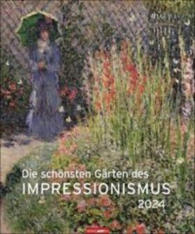 Die schönsten Gärten des Impressionismus. Edition Kunst-Kalender 2024. Kunstvoller Wandkalender mit zauberhaften Gemälden von Gartenidyllen. Großer Kunst-Kalender 2024. | Sonstiges | 978-3-8400-8495-9 | sack.de