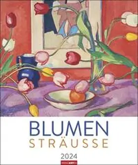 Blumensträuße Kalender 2024. Farbenfroher Kunstkalender im Großformat: Bunte Blumen-Kunst, die nie verwelkt! Großer Wand-Kalender 2024 für den Farbtupfer in jedem Zimmer. Großformat 46x55 cm | Sonstiges | 978-3-8400-8523-9 | www2.sack.de