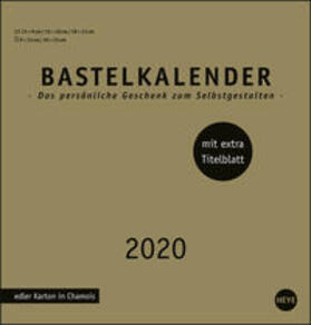 Bastelkalender 2020 gold, mittel | Sonstiges | 978-3-8401-6882-6 | www2.sack.de