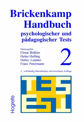 Brähler / Holling / Leutner |  Brickenkamp Handbuch psychologischer und pädagogischer Tests | eBook | Sack Fachmedien