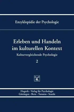 Kornadt / Trommsdorff |  Erleben und Handeln im kulturellen Kontext | eBook | Sack Fachmedien