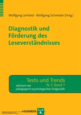 Schneider / Lenhard |  Diagnostik und Förderung des Leseverständnisses | eBook | Sack Fachmedien