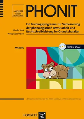 Stock / Schneider |  PHONIT: Ein Trainingsprogramm zur Verbesserung der phonologischen Bewusstheit und Rechtschreibleistung im Grundschulalter | eBook | Sack Fachmedien