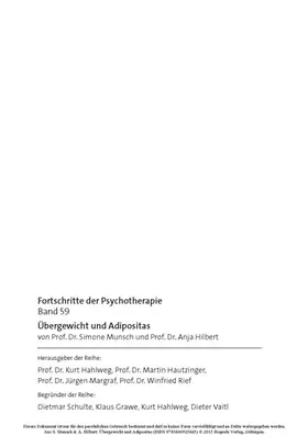 Munsch / Hilbert |  Übergewicht und Adipositas | eBook | Sack Fachmedien