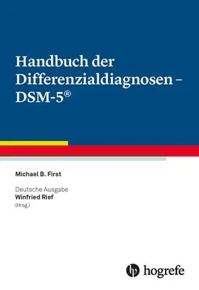 First |  Handbuch der Differenzialdiagnosen – DSM-5® | eBook | Sack Fachmedien