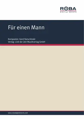 Degenhardt / Natschinski |  Für einen Mann | eBook | Sack Fachmedien