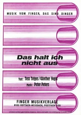 Peters / Teiges / Yogis |  Das halt ich nicht aus | eBook | Sack Fachmedien
