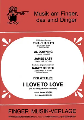 Bolden / Robinson / Charles |  I love to love | eBook | Sack Fachmedien