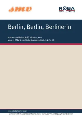Wilhelm |  Berlin, Berlin, Berlinerin | eBook | Sack Fachmedien