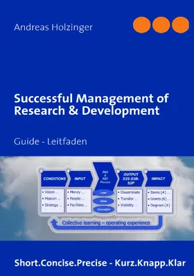Holzinger |  Successful Management of Research & Development | eBook | Sack Fachmedien