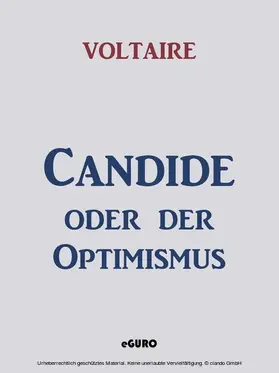 Voltaire / Verlag |  Candide oder der Optimismus | eBook | Sack Fachmedien