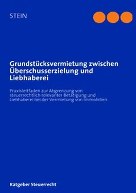 Stein |  Grundstücksvermietung zwischen Überschusserzielung und Liebhaberei | Buch |  Sack Fachmedien