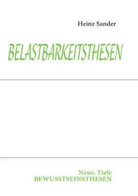 Sander |  BELASTBARKEITSTHESEN | Buch |  Sack Fachmedien