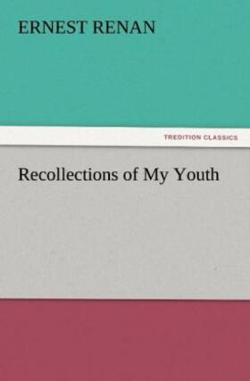 Renan |  Recollections of My Youth | Buch |  Sack Fachmedien