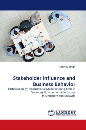 Singh |  Stakeholder influence and Business Behavior | Buch |  Sack Fachmedien