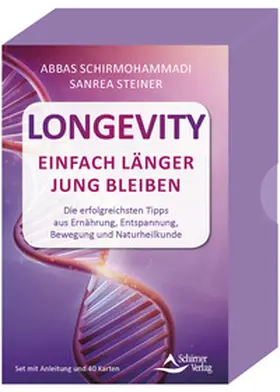 Schirmohammadi / Steiner |  Longevity - Einfach länger jung bleiben - Die erfolgreichsten Tipps aus Ernährung, Entspannung, Bewegung und Naturheilkunde | Buch |  Sack Fachmedien