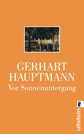 Hauptmann |  Vor Sonnenuntergang | eBook | Sack Fachmedien