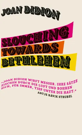 Didion |  Slouching Towards Bethlehem | eBook | Sack Fachmedien