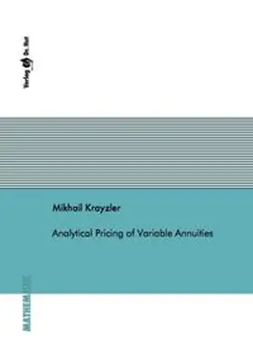 Krayzler |  Analytical Pricing of Variable Annuities | Buch |  Sack Fachmedien