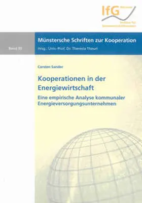 Sander |  Kooperationen in der Energiewirtschaft | Buch |  Sack Fachmedien