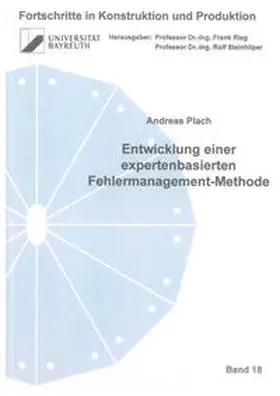Plach |  Entwicklung einer expertenbasierten Fehlermanagement-Methode | Buch |  Sack Fachmedien