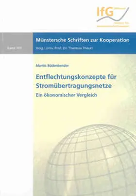 Büdenbender |  Entflechtungskonzepte für Stromübertragungsnetze | Buch |  Sack Fachmedien