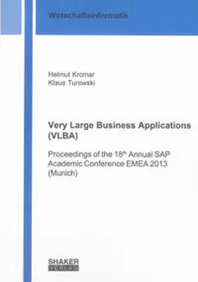 Krcmar / Turowski |  Very Large Business Applications (VLBA) | Buch |  Sack Fachmedien