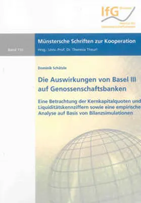 Schätzle |  Die Auswirkungen von Basel III auf Genossenschaftsbanken | Buch |  Sack Fachmedien
