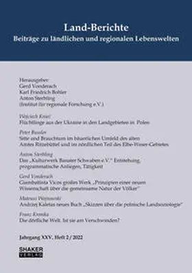 Vonderach / Bohler / Sterbling |  Land-Berichte. Beiträge zu ländlichen und regionalen Lebenswelten | Buch |  Sack Fachmedien