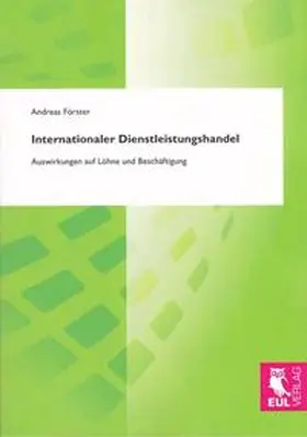Förster |  Internationaler Dienstleistungshandel | Buch |  Sack Fachmedien