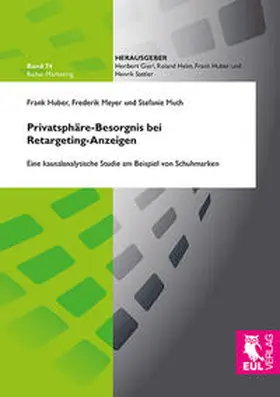 Huber / Meyer / Muth |  Privatsphäre-Besorgnis bei Retargeting-Anzeigen | Buch |  Sack Fachmedien