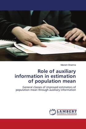 Sharma |  Role of auxiliary information in estimation of population mean | Buch |  Sack Fachmedien