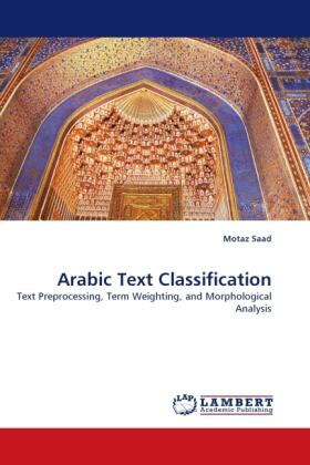Saad |  Arabic Text Classification | Buch |  Sack Fachmedien