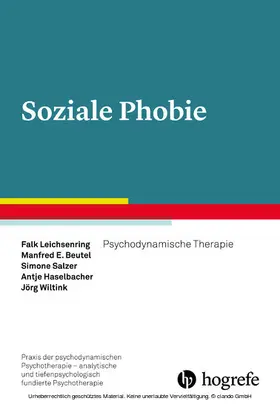 Leichsenring / Beutel / Salzer |  Soziale Phobie | eBook | Sack Fachmedien