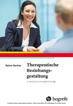 Sachse |  Therapeutische Beziehungsgestaltung | eBook | Sack Fachmedien