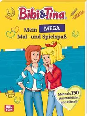  Bibi und Tina: Mein MEGA Mal- und Spielspaß | Buch |  Sack Fachmedien