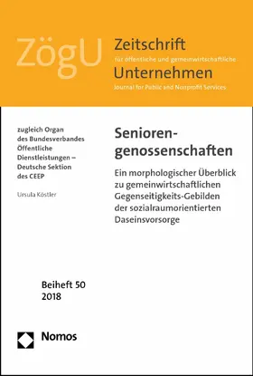 Köstler |  Seniorengenossenschaften | eBook | Sack Fachmedien